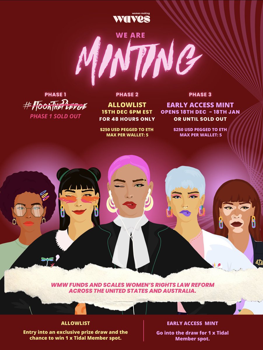BREAKING NEWS  - WMW MINT REVEALED!

We’re beyond excited to share the launch of our mint!  

We’re doing things a tad differently around here 🧵👇🏼