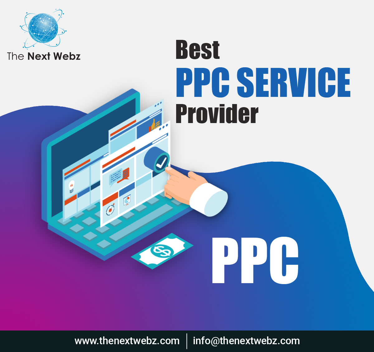 TheNextWebz's tweet photo. Our PPC service provider can help you level the playing field and not only compete but also stand out among the big hitters in your industry.

Visit us at: https://t.co/aRU4m1XSrk

#ppc #digitalmarketing #googleads #payperclick https://t.co/StHAahs89u