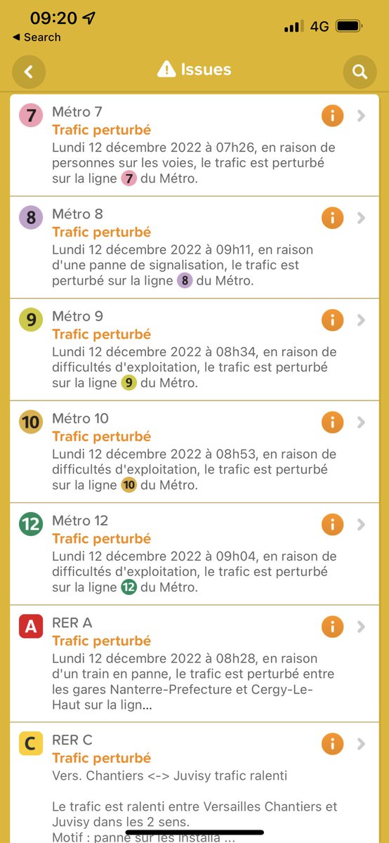 Ce matin avec la RATP … no comment #RATP