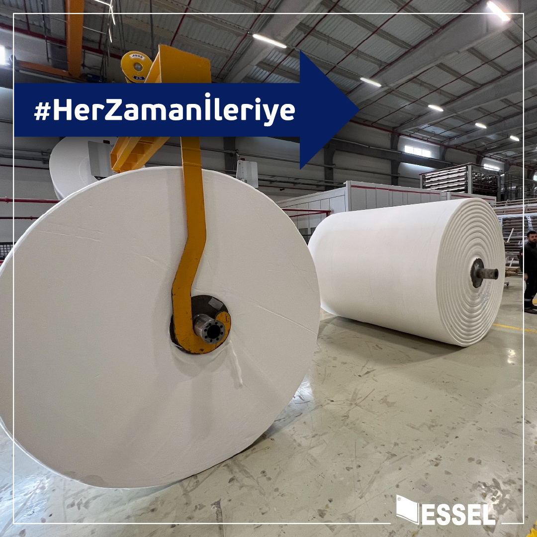 esselcomtr's tweet photo. Zonguldak Çaycuma tesisimizde (PM1) yıllık 30 bin ton, Osmaniye PM2’de 35 bin ton, Osmaniye PM3’teki yeni makinemizde 75 bin ton üretim kapasitemiz ile ülkemiz için üretmeye devam ediyoruz.

#HerZamanİleriye #Essel #EsselTissue https://t.co/i9l7lFzAIV