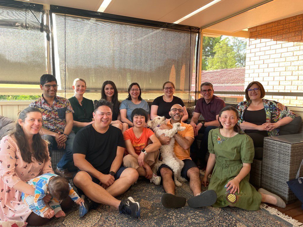 Great to join our <a href="/UniCanberra/">University of Canberra</a> <a href="/UCFacultyHealth/">UC Faculty of Health</a> #Optometry team to celebrate the end of academic year. What a great team who support their pupils ( 😂, sorry about cornea puns😂😂) and engage in meaningful research ! <a href="/FaranSabeti/">Faran Sabeti</a>