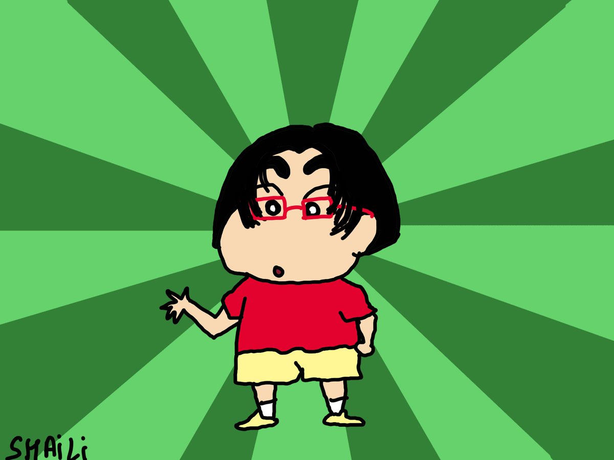 shaili__'s tweet photo. Shinchan auditioning for “Tere Naam-Junior” role https://t.co/FaXxsqE9Kd