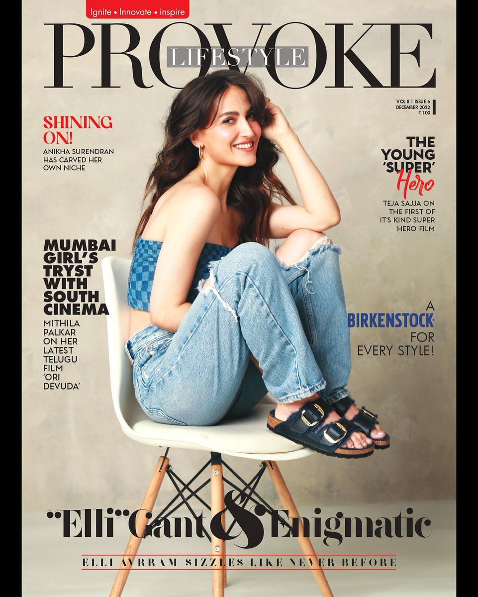 The Elli"gant" <a href="/ElliAvrRam/">Elli AvrRam</a> on the December cover of #provokelifestyle magazine