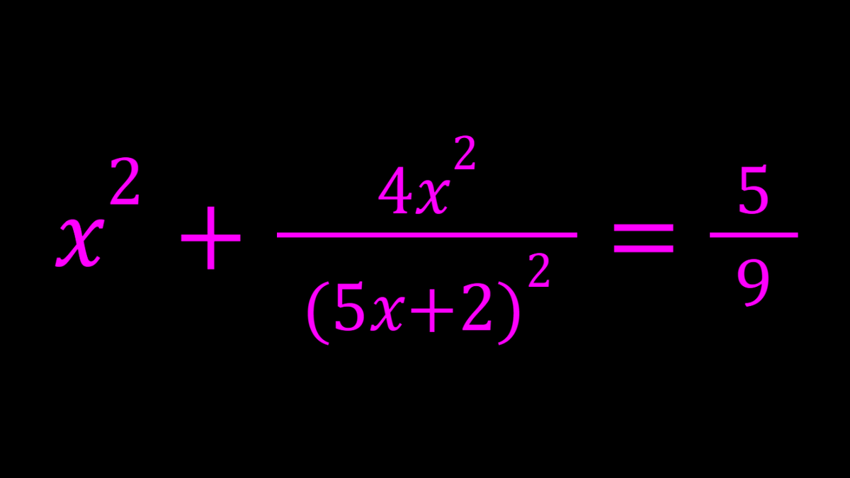 SyberMath's tweet photo. A Rational Equation
#ChallengingMathProblems #RationalEquations via @YouTube @Apple @Desmos @NotabilityApp @googledocs @canva
https://t.co/xmPFjIqLDG https://t.co/JN5OXYFdTg