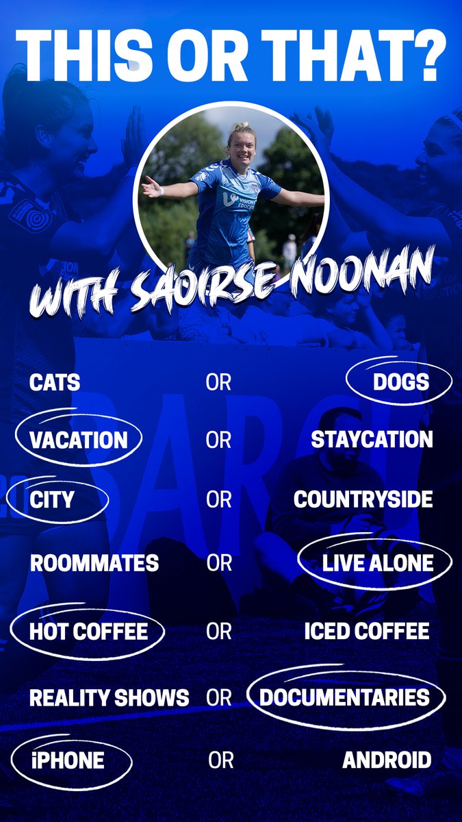 𝗧𝗛𝗜𝗦 𝗢𝗥 𝗧𝗛𝗔𝗧? 🤔 We get to know @saoirse_noonan a little bit better! 👇