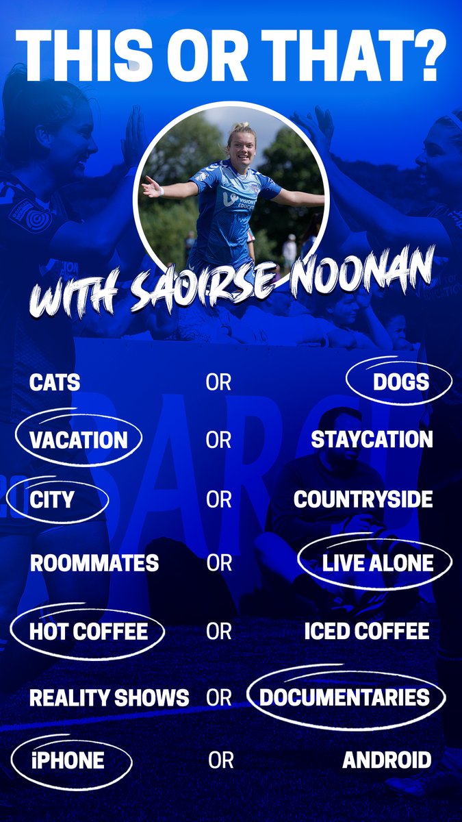 Durham Women FC (@durhamwfc) on Twitter photo ๐ง๐๐๐ฆ ๐ข๐ฅ ๐ง๐๐๐ง? ๐ค
We get to know <a href="/saoirse_noonan/">Saoirse Noonan</a> a little bit better! ๐ ๐ง๐๐๐ฆ ๐ข๐ฅ ๐ง๐๐๐ง? ๐ค
We get to know <a href="/saoirse_noonan/">Saoirse Noonan</a> a little bit better! ๐