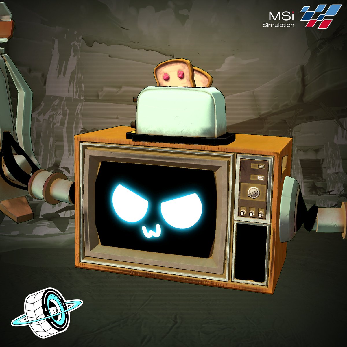 K-Todic is one of the Oldest of the first ones, he fought in the creators wars and was one of the first to reach self-awareness, now he must escape from his planet and protect his own by rising as champion of the galaxy
 #IndieDev #Kickstarter #UniverseGalacticRacing  #IndieGame