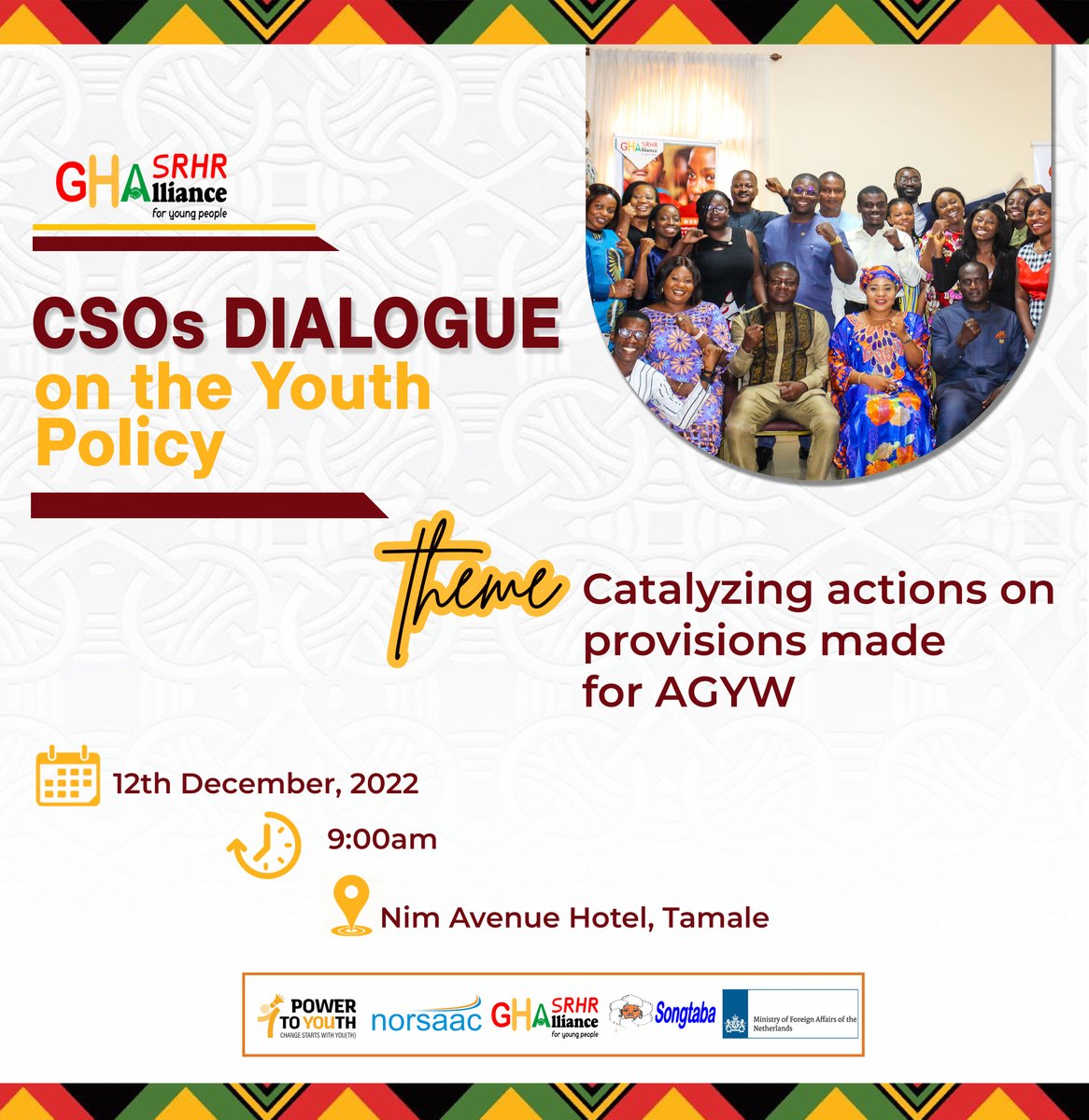 PowerToYouthGh's tweet photo. The @powertoyouth21 program recognizes CSO as key instrument in addressing human rights violations on behalf of young people and holding governments accountable. 

Today, @TheGHAlliance facilitates meaningful dialogue between CSOs and @Youthgh in the Northern sector. https://t.co/BQQNfRxkoI