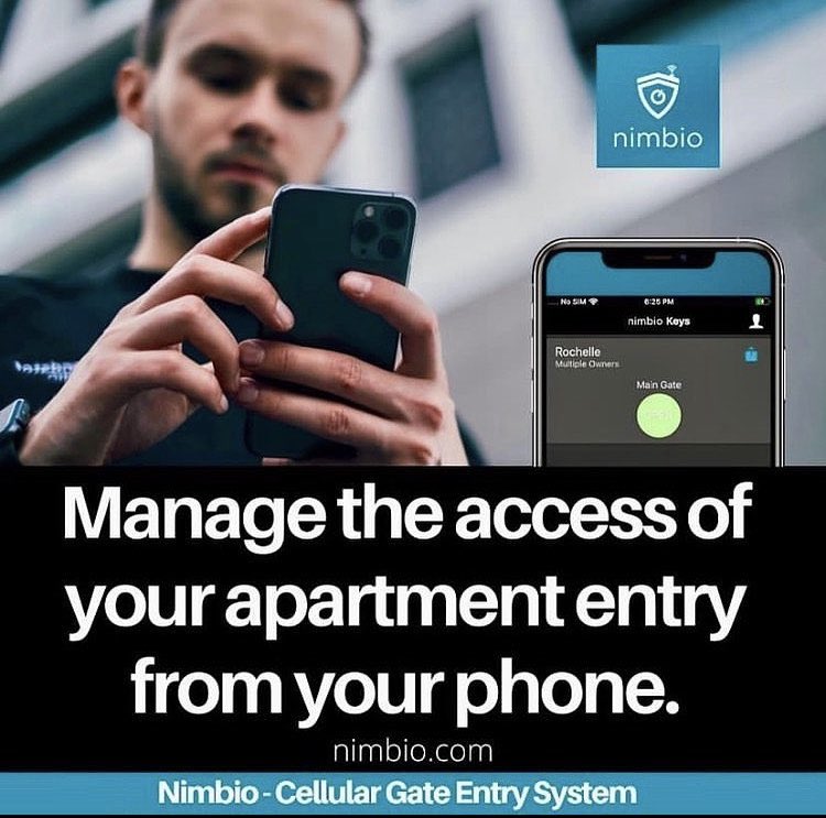 Our technology works with apartments too! Easily grant access to your apartment guests and deliveries. Try Nimbio today!😉bit.ly/39QIata
.

.

.

#future #goodnight #property #tech #daily #instagood #nfl #smart #smarthome
#realtor #fyp #apartments #apartmenttherapy