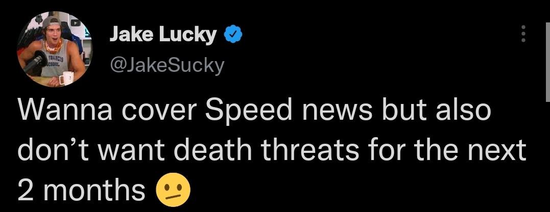yronyy's tweet photo. @JakeSucky @Everyone talking about speed. https://t.co/5YItUBwmvT