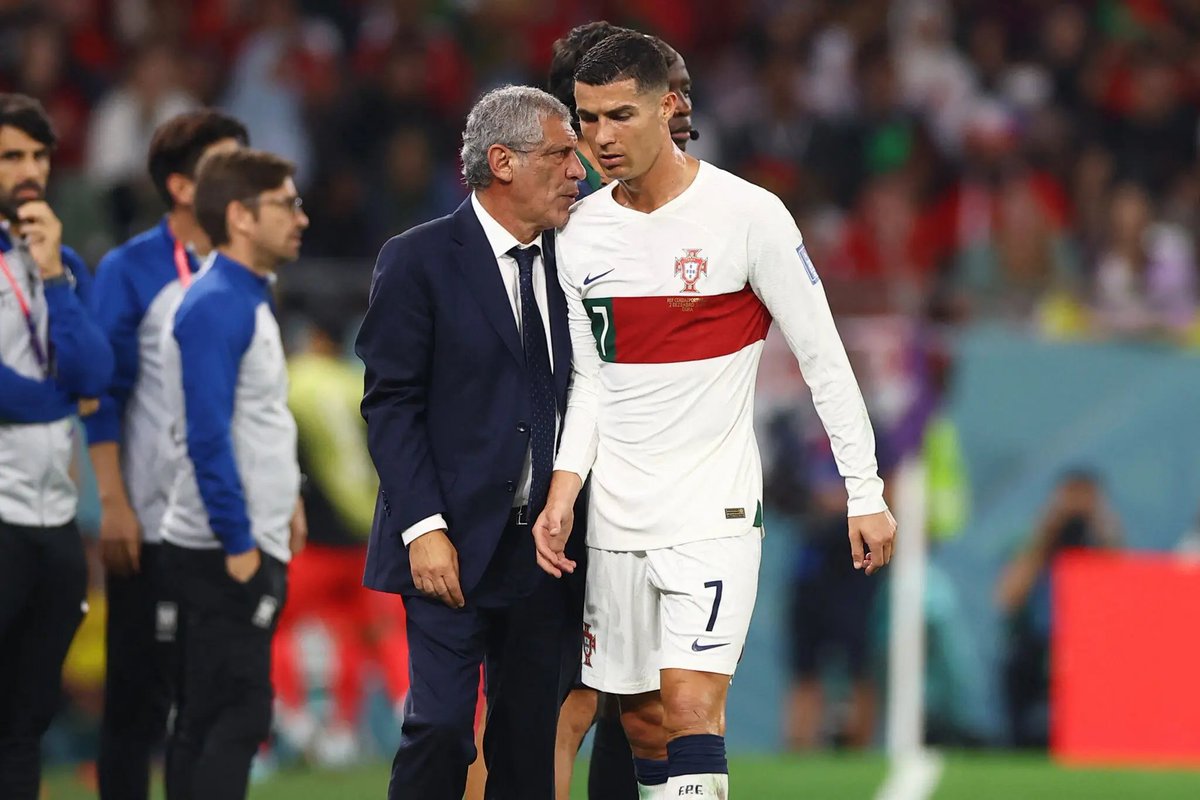 Who, in their right mind, benches THE best player in their nation/top 3 in the world?! (<a href="/Cristiano/">Cristiano Ronaldo</a>). The idiot of Fernando Santos. Not to mention, his teammates didn't help either. They rarely passed the ball to him. 

CR7, if anything, this episode made you even greater, man!🫡
