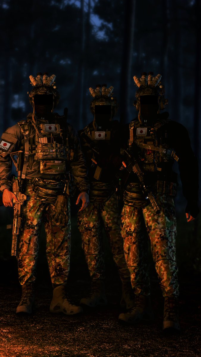 "Jukai" 🇯🇵 #Arma3 
-JGSDF Special Forces Group (SFGp)
