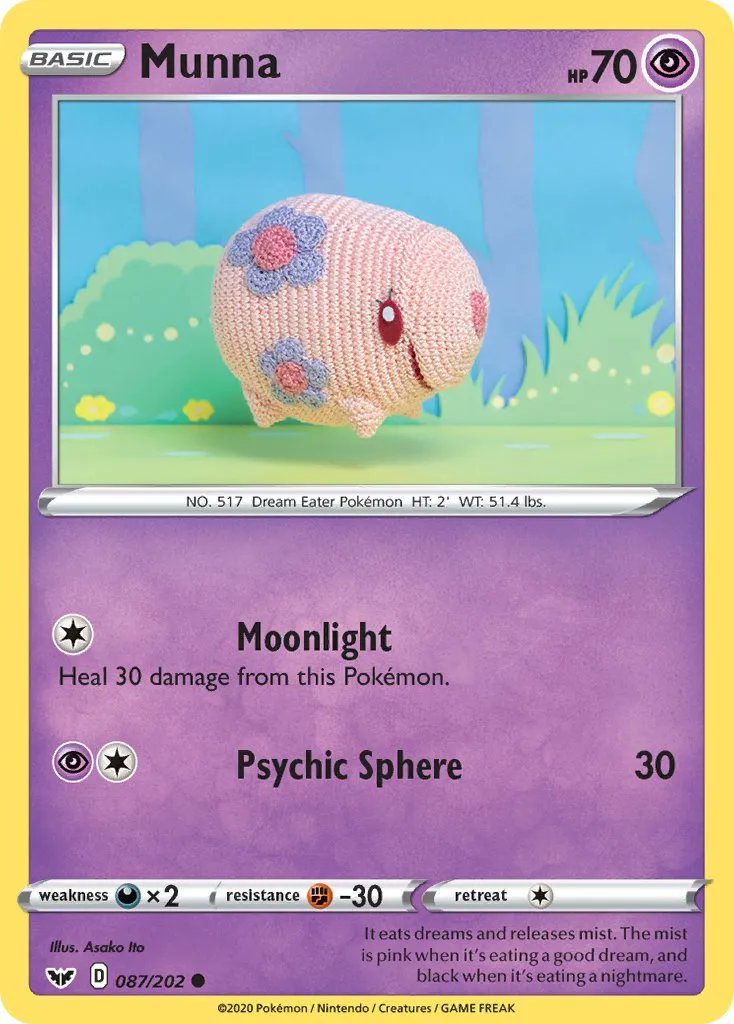 Asako Ito is definitely one of my favorite Pokmon TCG artists, all her  crocheted dolls are just so adorable.