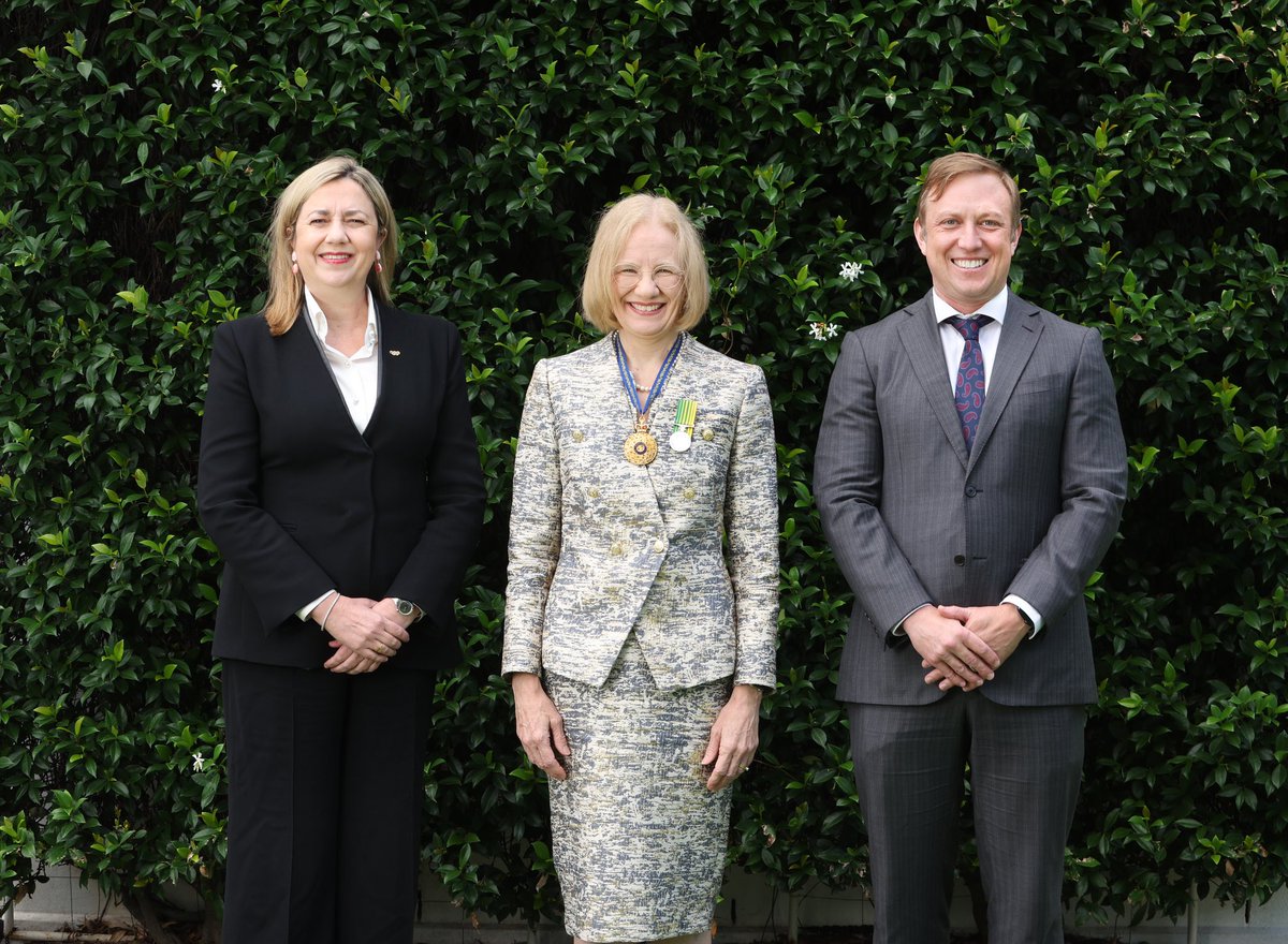 Annastacia Palaszczuk (@a_palaszczuk) on Twitter photo Deputy Premier <a href="/StevenJMiles/">Steven Miles</a> and I are now sworn in as Minister for the Olympic and Paralympic Games, and Minister Assisting the Premier on Olympic and Paralympic Games Infrastructure. <a href="/QldGovernor/">Governor of Queensland</a> #qldpol Deputy Premier <a href="/StevenJMiles/">Steven Miles</a> and I are now sworn in as Minister for the Olympic and Paralympic Games, and Minister Assisting the Premier on Olympic and Paralympic Games Infrastructure. <a href="/QldGovernor/">Governor of Queensland</a> #qldpol