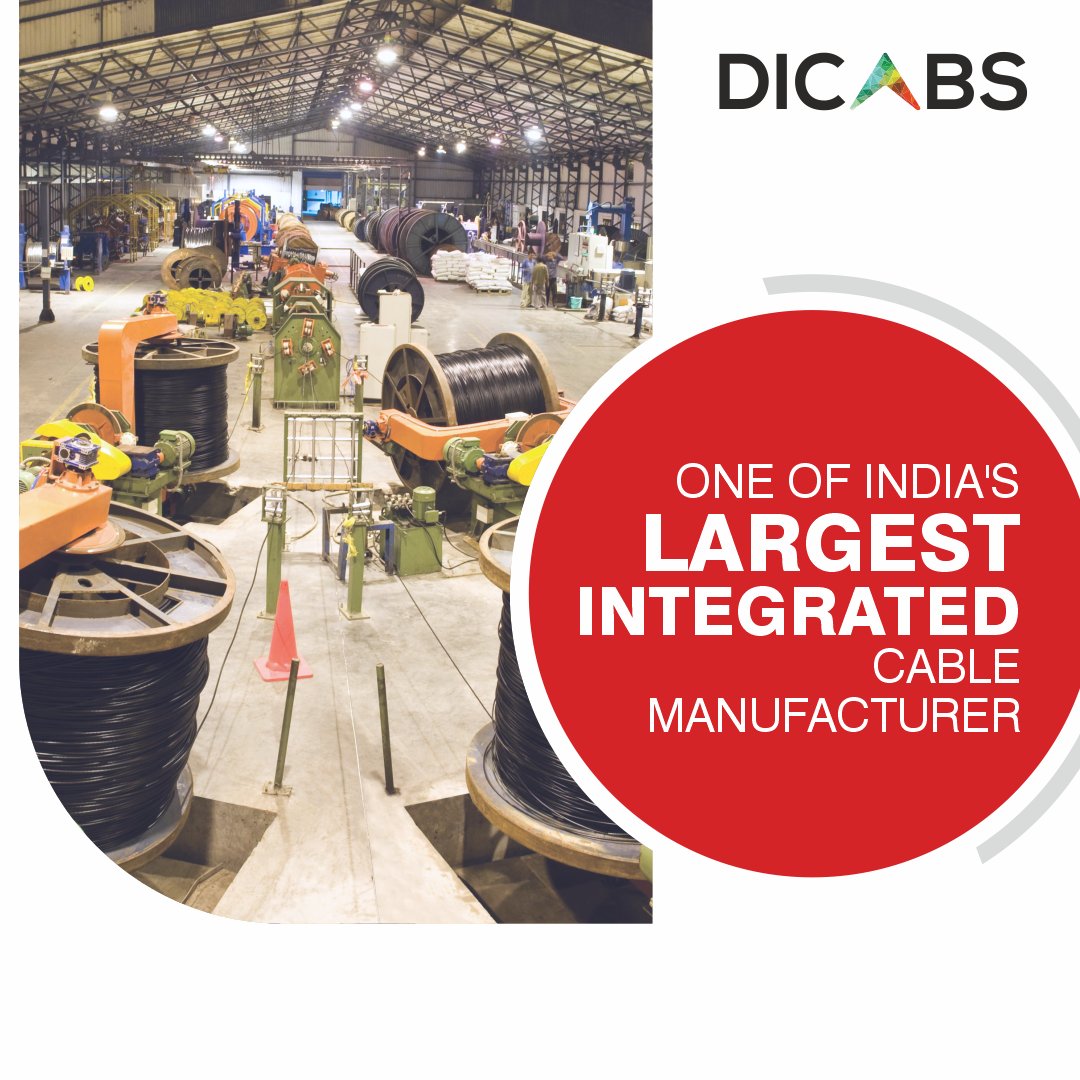 DICABS’ core competency is manufacturing power transmission equipment–cables and conductors–that delivers. Over the decades, DICABS’ products have built clients’ confidence and trust. For more details, visit dicabs.com

#DICABS #Cables #Conductors #Cablemanufacturer