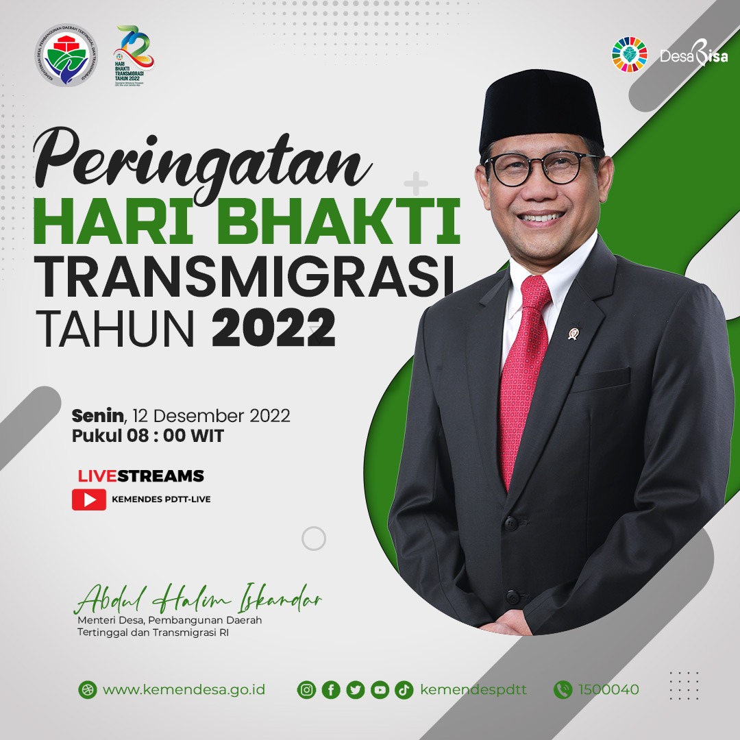 p3mdwonogiri's tweet photo. #72TahunBhaktiTransmigrasi
#72TahunBhaktiTransmigrasi

@jokowi 
@halimiskandarnu
@Kemendespdtt
@malik_haramain
@taufikmadjid71
@tppkemendes
@DitjenPPKTrans https://t.co/y072LGsY4E