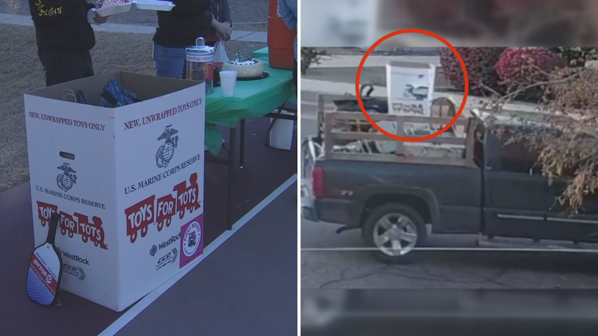 azfamily 3TV CBS 5 on Twitter "‘Toys for Tots’ donation box stolen from Gilbert neighborhood
