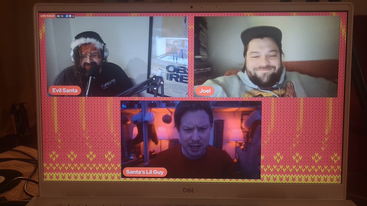 thesonarnetwork's tweet image. Evil Santa is going past midnight in true evil Santa form.
Tune in for some late night weirdness.
The elf is really weird.

👀 Marathon.thesonarnetwork.com

@CoCrain @joeledmiston @MericMandrews @SpookedPodcast @mergebootpod