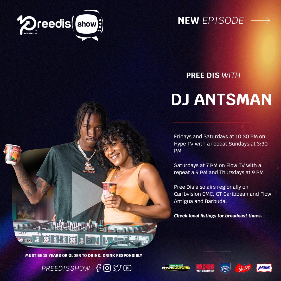 PreeDisShow's tweet photo. Earlier this year DJ Antsman @djantsman_1 shared his story in our Mix Masters segment and we had to bring you a rebroadcast. He sat down with Milk to give us an update on what makes him musical.
#Preedis #preedisshow #entertainment #music #reggae #dancehall https://t.co/6a7NudyUpM