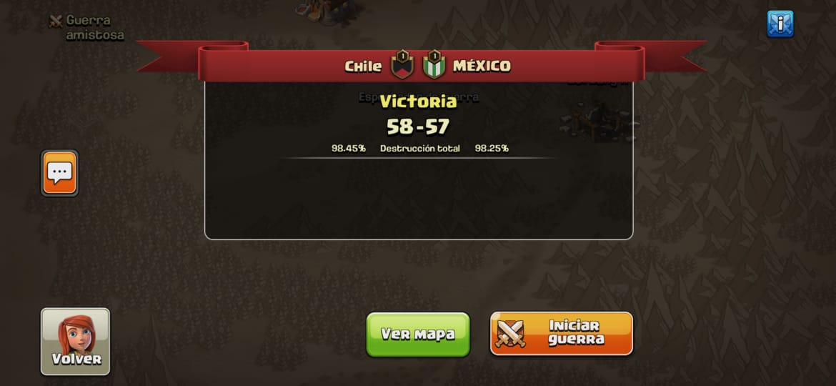 Después de una reñida guerra, nos quedamos con el triunfo, como se dice en chile.... si no se sufre no vale! 😅😂🤣🤣🤣🤣

Felicidades equipo, vamos por más!!!
3 de 3, en LLP
