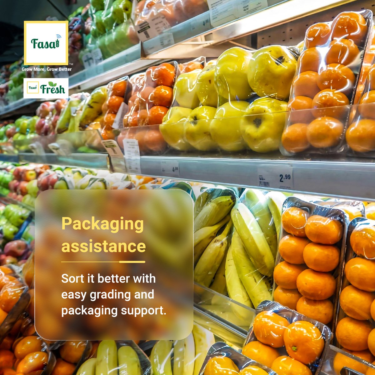 FasalOfficial's tweet photo. Fasal Fresh is not only a procurement professional’s friend. It packs a promise for farmers too. Swipe left, decide and join the bandwagon of India’s new-age farming.👨🏻🌾
#procurementprofessionals #indianfarmers #indianagriculture #fasalfresh https://t.co/OEDZ605KKz