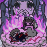 hesui_4001's tweet photo. 😈😈💜#illustration #イラスト https://t.co/T4NTmYe62v
