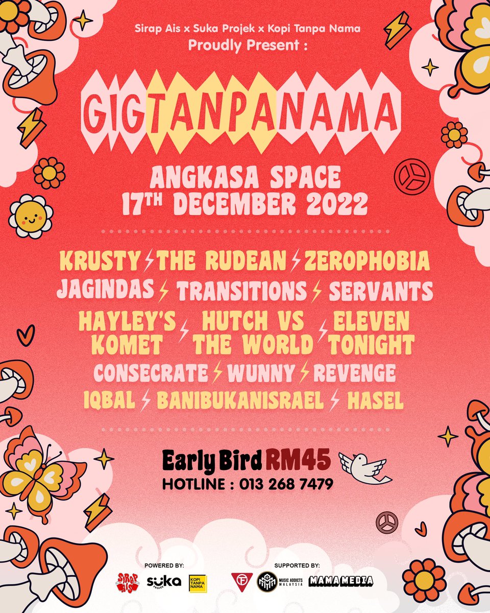 Dah ready lom dah mosh reramai sabtu niii? 💃🏻🕺🏻