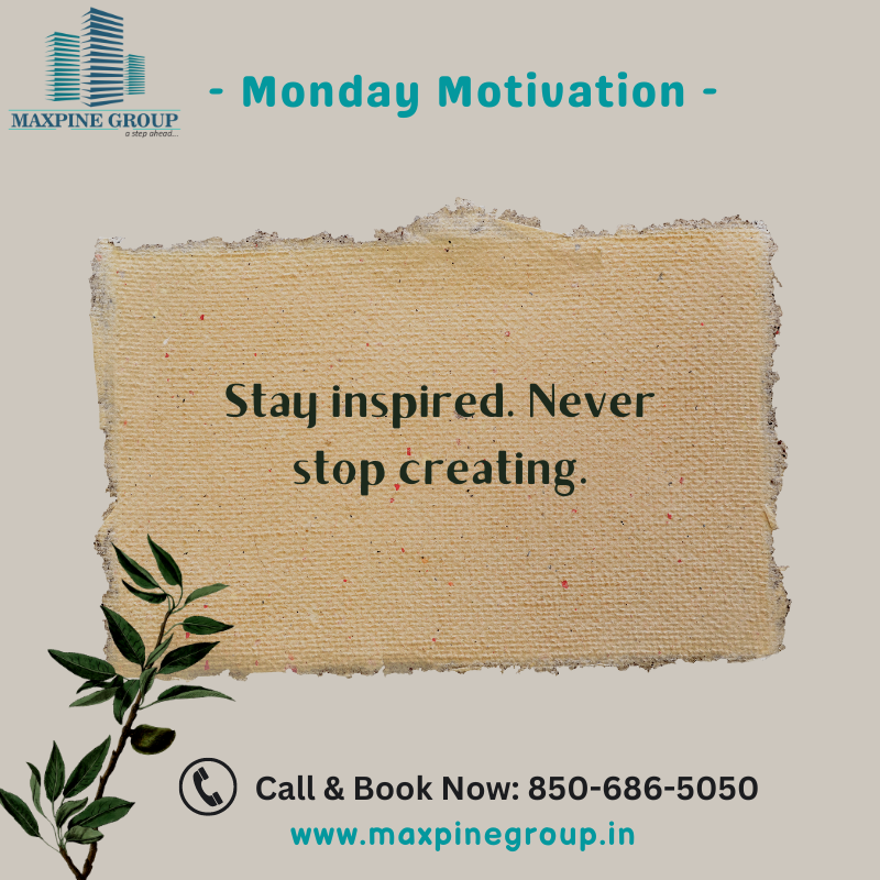 maxpinedevloper's tweet photo. #MondayMotivation
#MondayVibes
#MondayThoughts
#MondayQuotes
#MondayInspiration
#MondayMorning.
For Book Your Premium Residential Plots &amp; Farmhouse Land Call Now: 850-686-5050
For more info visit: https://t.co/ItPAFmBy1V
#maxpinedeveloperindia #maxpinegroup #property https://t.co/mRmbqjkjAu