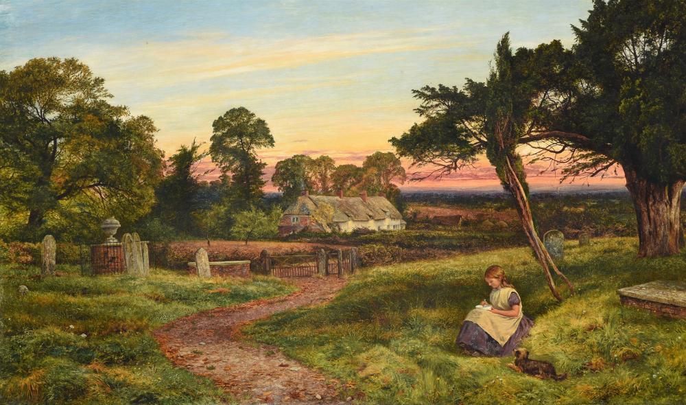 LiveHyde's tweet photo. Benjamin williams leader (British 1831-1923 ),an english country churchyard 
For auction🌈https://t.co/Z9jC8ffBib

#artgallery #fineart  #artist #contemporaryart #artcollector #contemporarypainting #artlovers #artsy #artforsale #originalart #oilpainting https://t.co/UNuJCljQKt