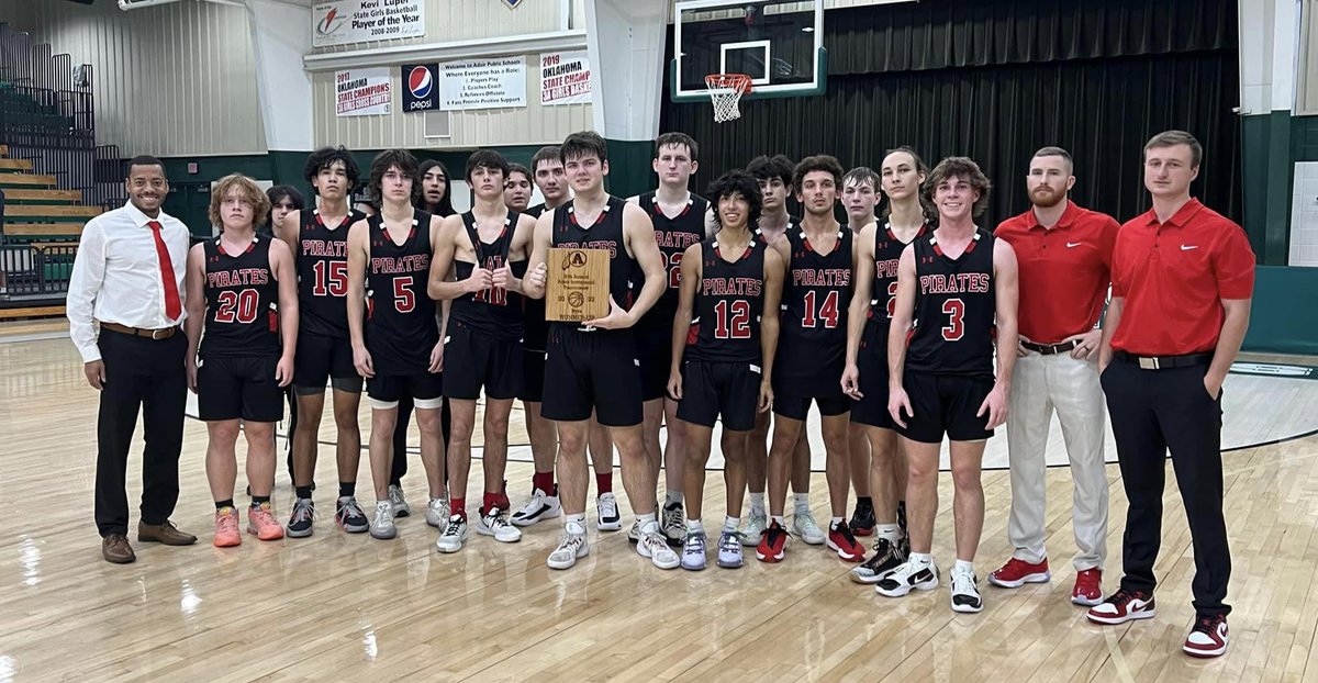 Congratulations!! The Lady Pirates take 1st and the Pirates 2nd in the Adair Invitational Tournament.