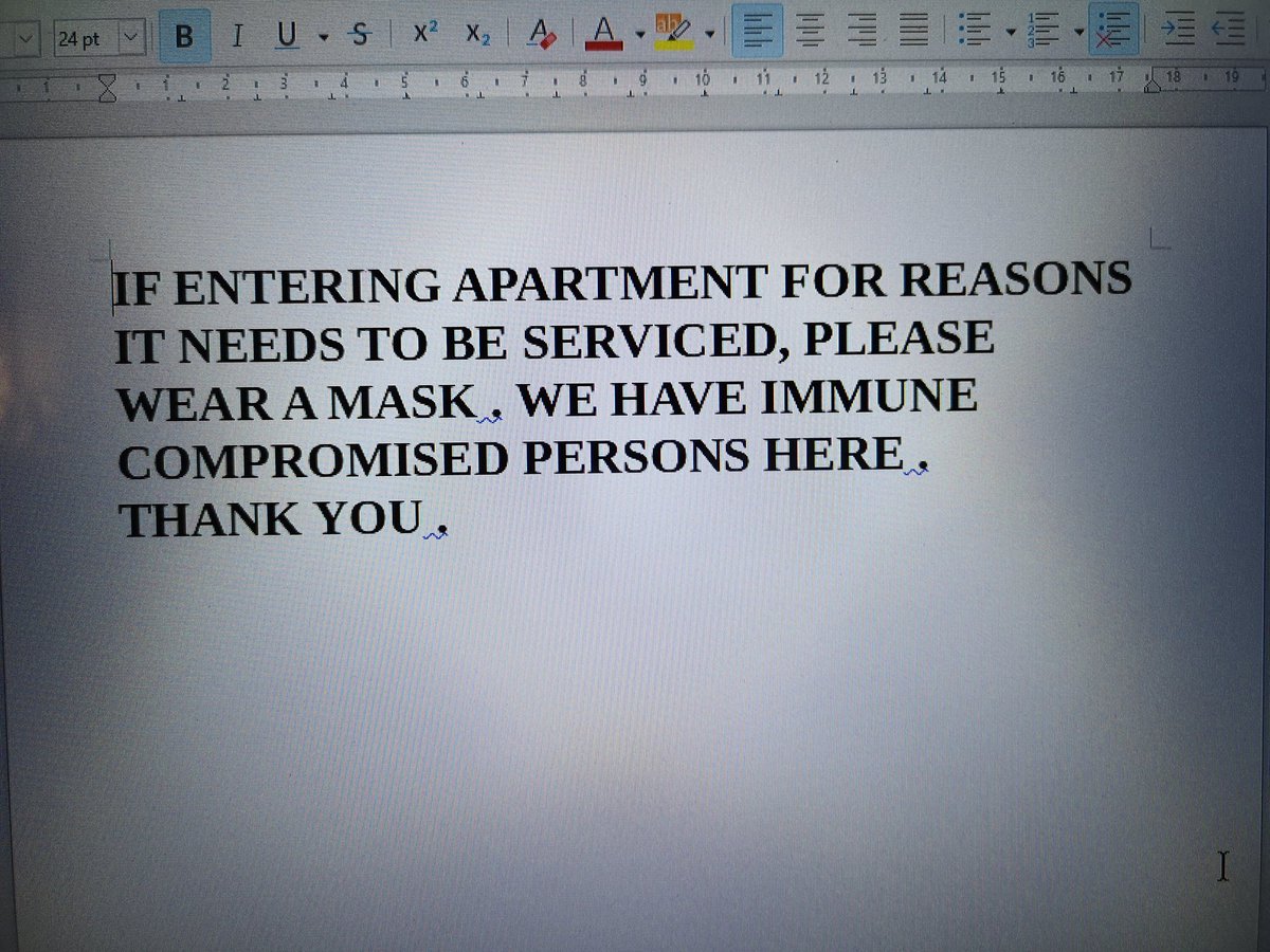 This is my print out I put on our apartment door. This is my kingdom, my rules! #bringbackmask