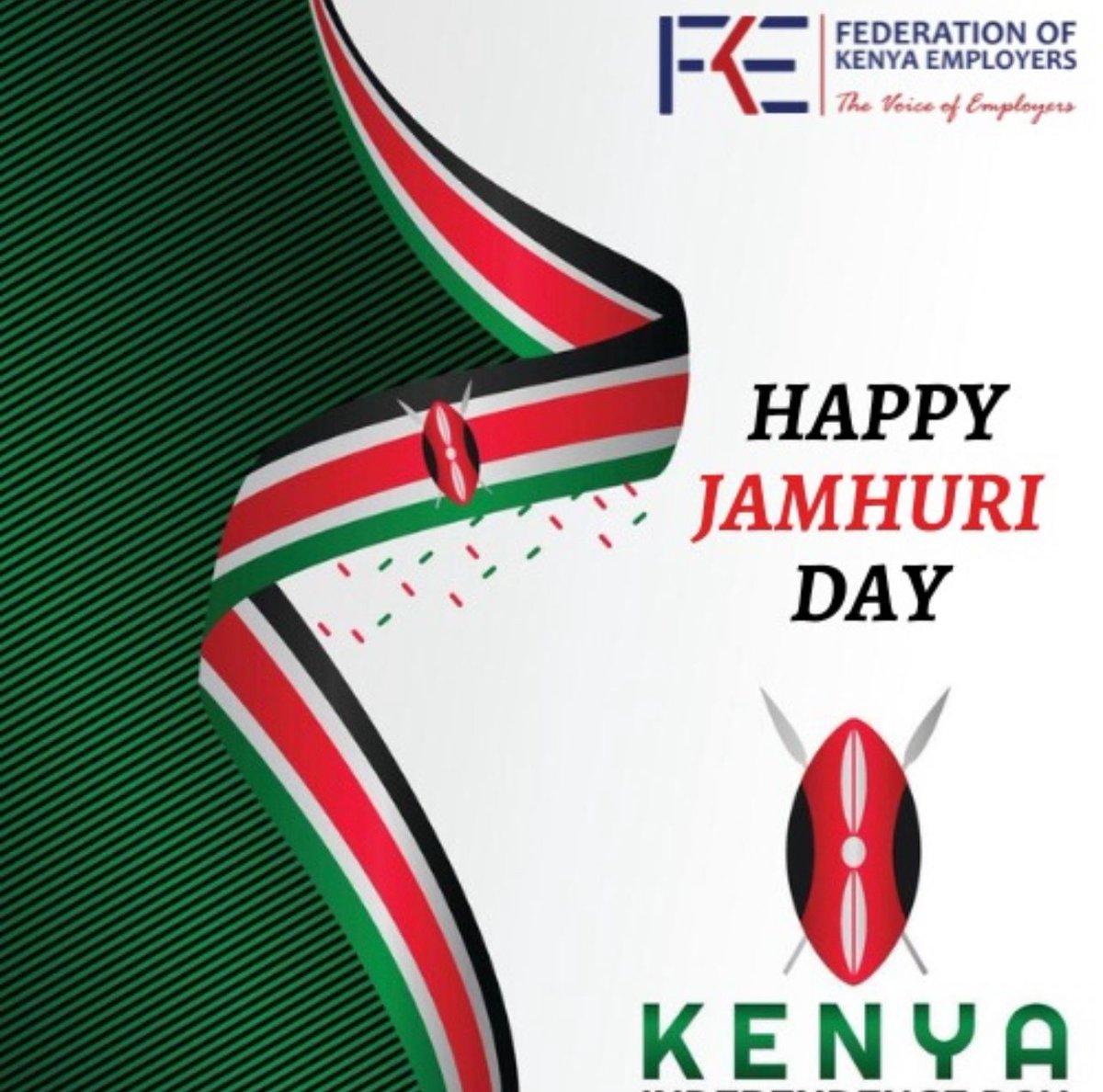 Happy Jamhuri Day!! Let us build our nation together in gratitude to all our freedom fighters who lost their lives fighting for us.