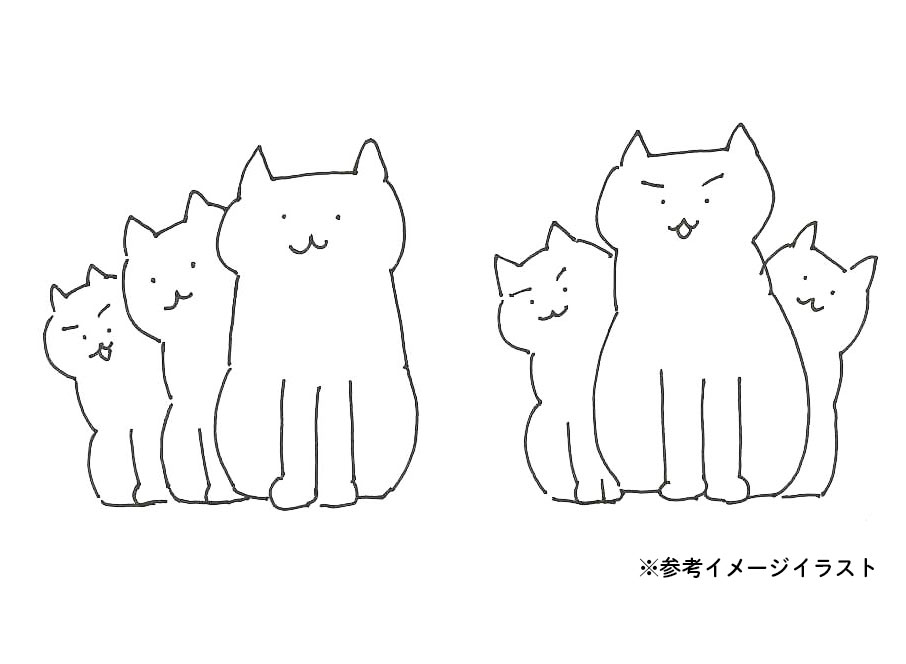 【募集】
猫好きさんの中で通称「にゃーにゃートレイン」と呼ばれている、猫さんが並んでこちらを見ているポーズのお写真を大募集します!
リプライでお写真送ってくださいニャ～😻 