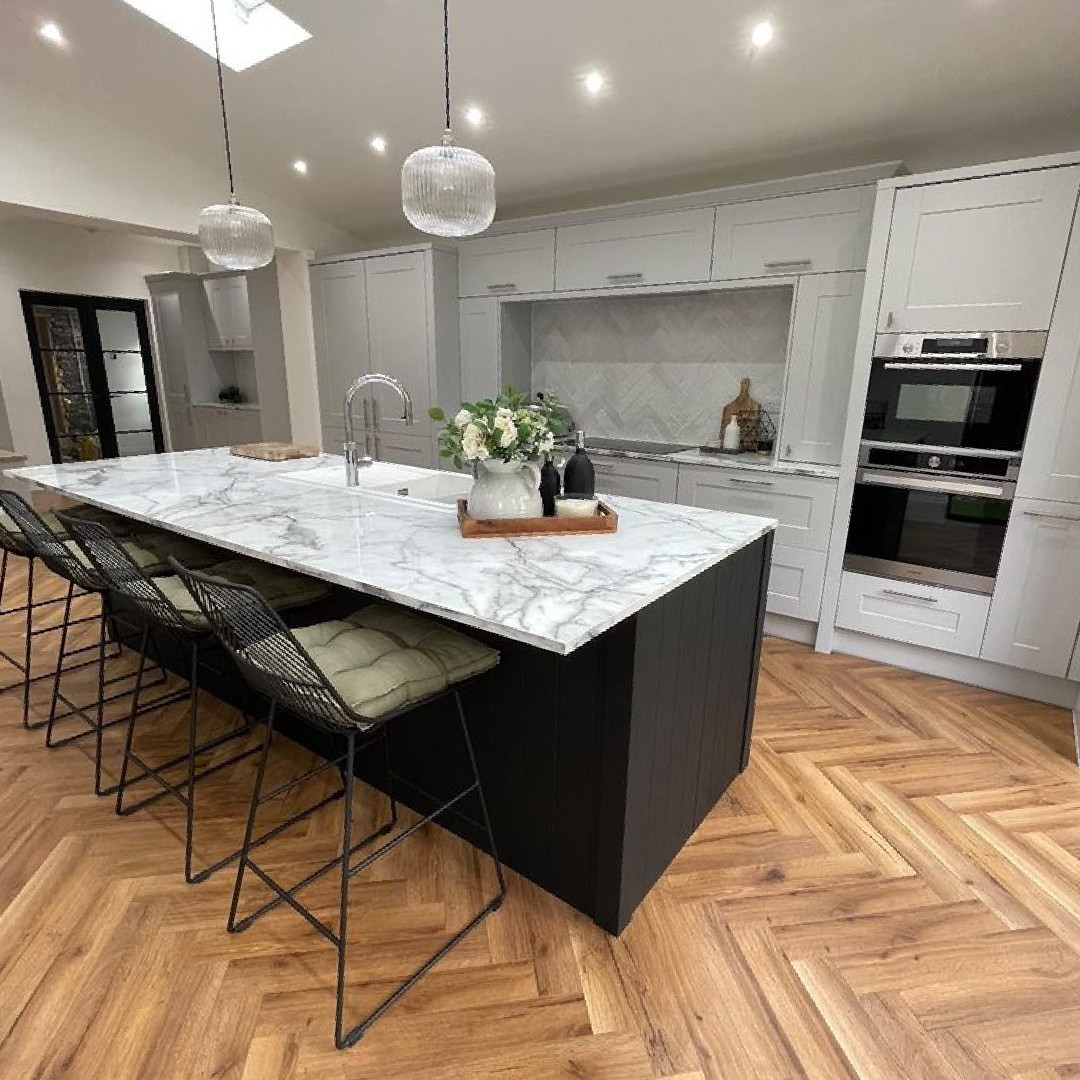 Wren Kitchens on Twitter "This Shaker kitchen with Fossil Grey Matt with a