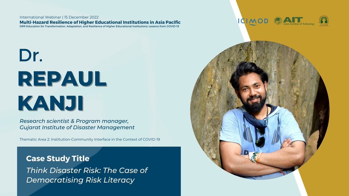 Would be presenting the case of so many things in #disasterriskreduction;
1. Case of bringing about a change in the understanding of terminologies in #disasterriskmanagement 
2. Case of good #disasterriskgovernance
3. Proving the importance of vernacular communication in #DRM