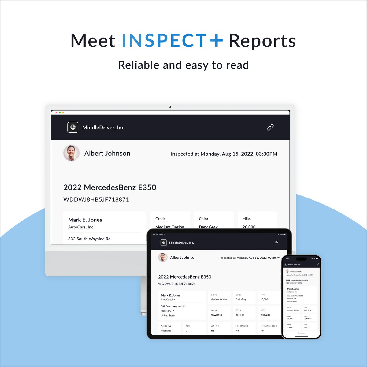 RyetsHQ's tweet photo. INSPECT+ easy-to-read reports are designed to gain a deeper insight into your business operations. Give you reliable data for decision-making.
Download now: https://t.co/LU1TDkZEwM
#vehicleinspection #inspectplus https://t.co/MaGfcWYF0j