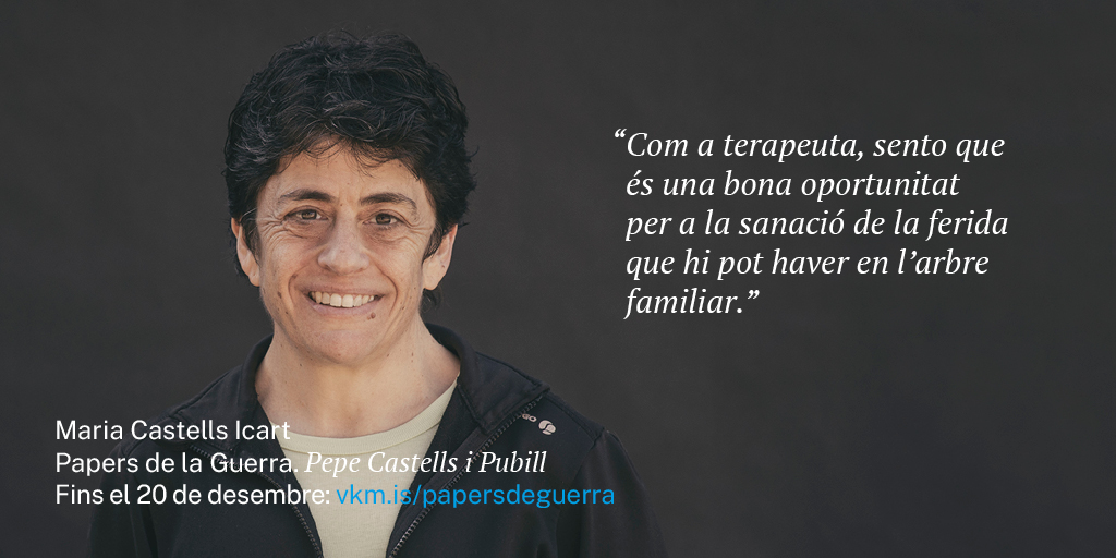 Sanar una ferida, com a família i com a societat.

Un dels objectius de #PapersdelaGuerra és donar(-nos) una empenta per compartir una part dolorsa de la nostra història que, precisament, també és nostra i necessitem conèixer per seguir endavant.

👉vkm.is/papersdeguerra