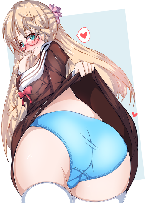 【リクエスト】スカートたくし上げてお尻ぱんつ丸見えな桜乃そら先生pixivにてリクエストいただきましたー、珍しくそら先生のパンモロイラストのリクエストでした!お尻とぱんつは描いてて楽しいですなあ... 