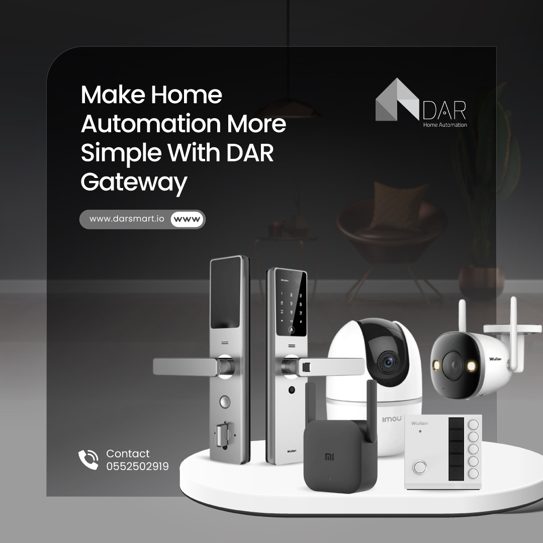 dar_smarthome's tweet photo. DAR smart home devices can automate your house and convert it into a smart home. Visit our website to begin your smart lifestyle.

#homeautomationexperts #ig_saudi #techlove #techlifestyle #gateways #kingdomofsaudiarabia #homeimprovment #techies #smarttech #smartgadgets https://t.co/Vnz6C8Vohi