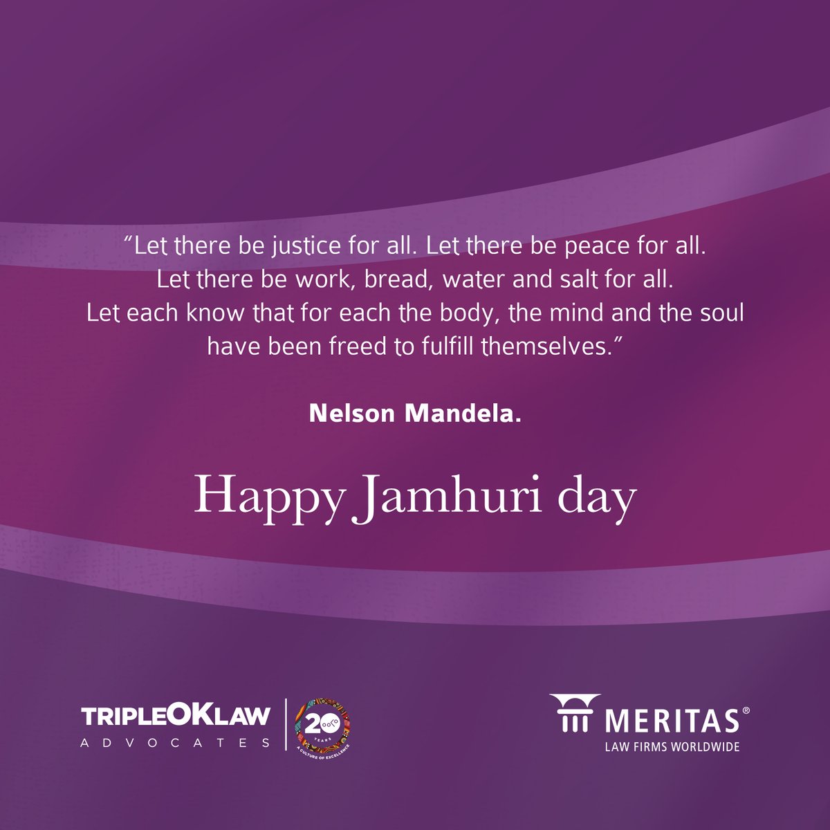 TripleOKLawLLP's tweet photo. #TripleOKLawLLP wishes you a happy Jamhuri Day.
#JamhuriDay #republicday #legalpracticeKE https://t.co/Q5ztRlOBfE