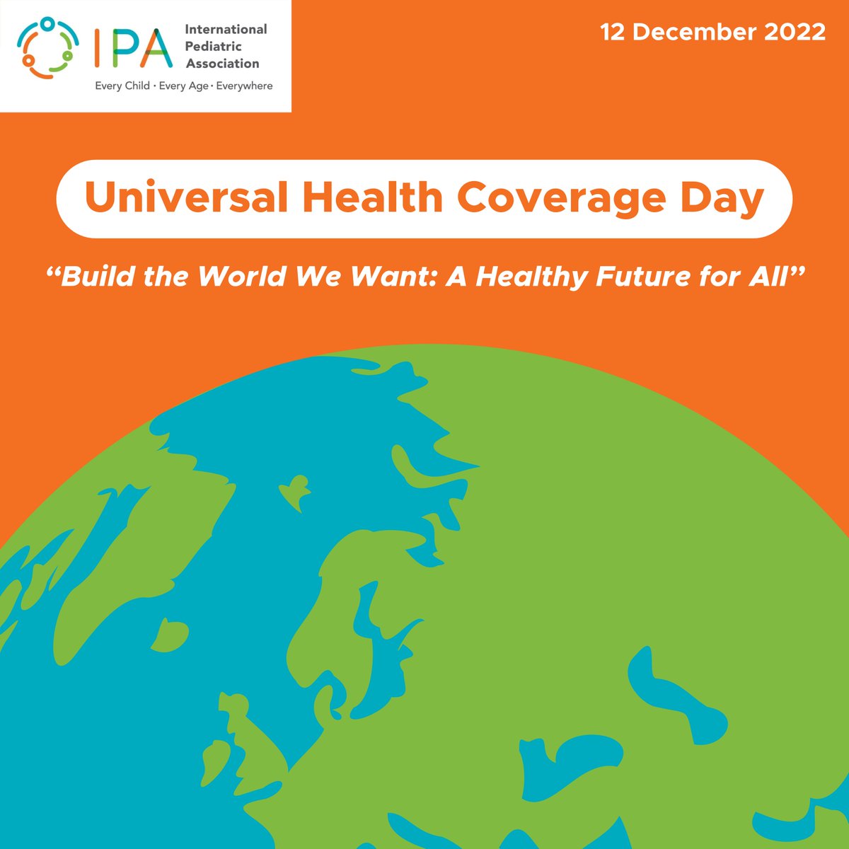 IPAWorldorg's tweet photo. The International Pediatric Association stands with WHO and our partners globally to call on world leaders to build stronger health systems and accelerate progress towards "Health for All".
#IPA #WHO #UniversalHealthCoverage #UHC #EnverHasanoglu https://t.co/Koqfn6sdox