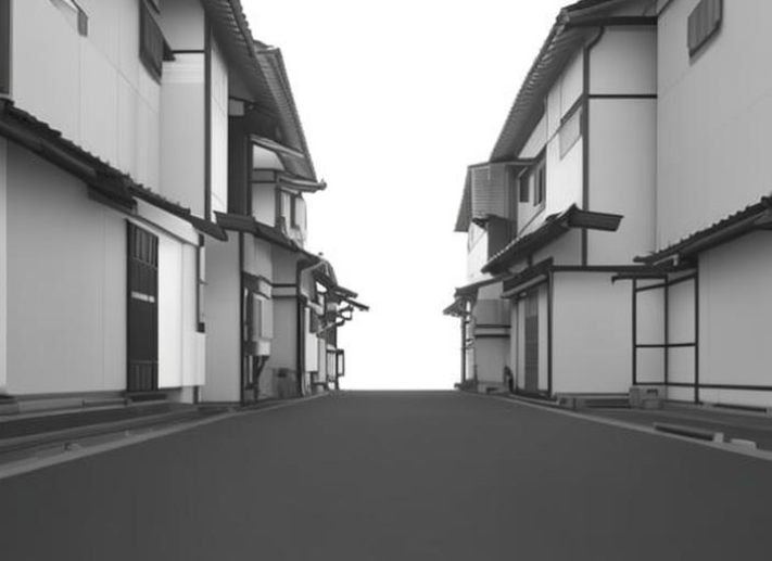 パースさえとれれば背景一瞬で作れるのはシンプルにすごい。脱帽。 