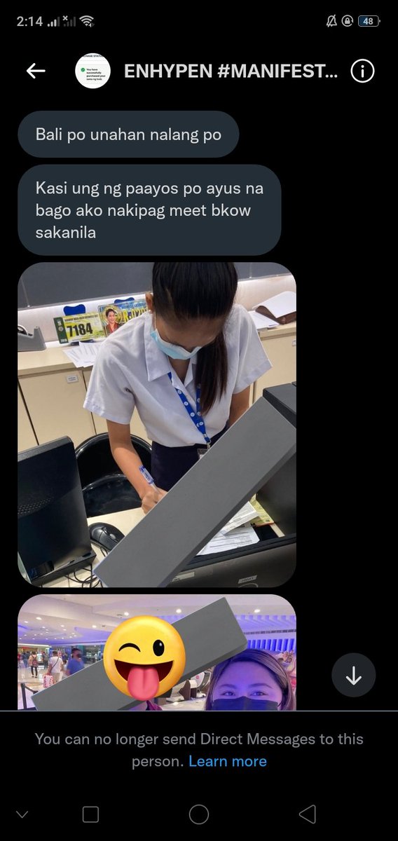 seuberrywon's tweet image. exposing thread for/ Handei mea Esguerra A.K.A @enhypen2024 

SCAMMER !! 

used my personal twt para mahuli siya and i hope it will serve as awareness for all of us

read the conversation below !

rt this to spread !! 

tags for awareness ⚠️: wts wtb lfs lfb wtt manifesto ticket