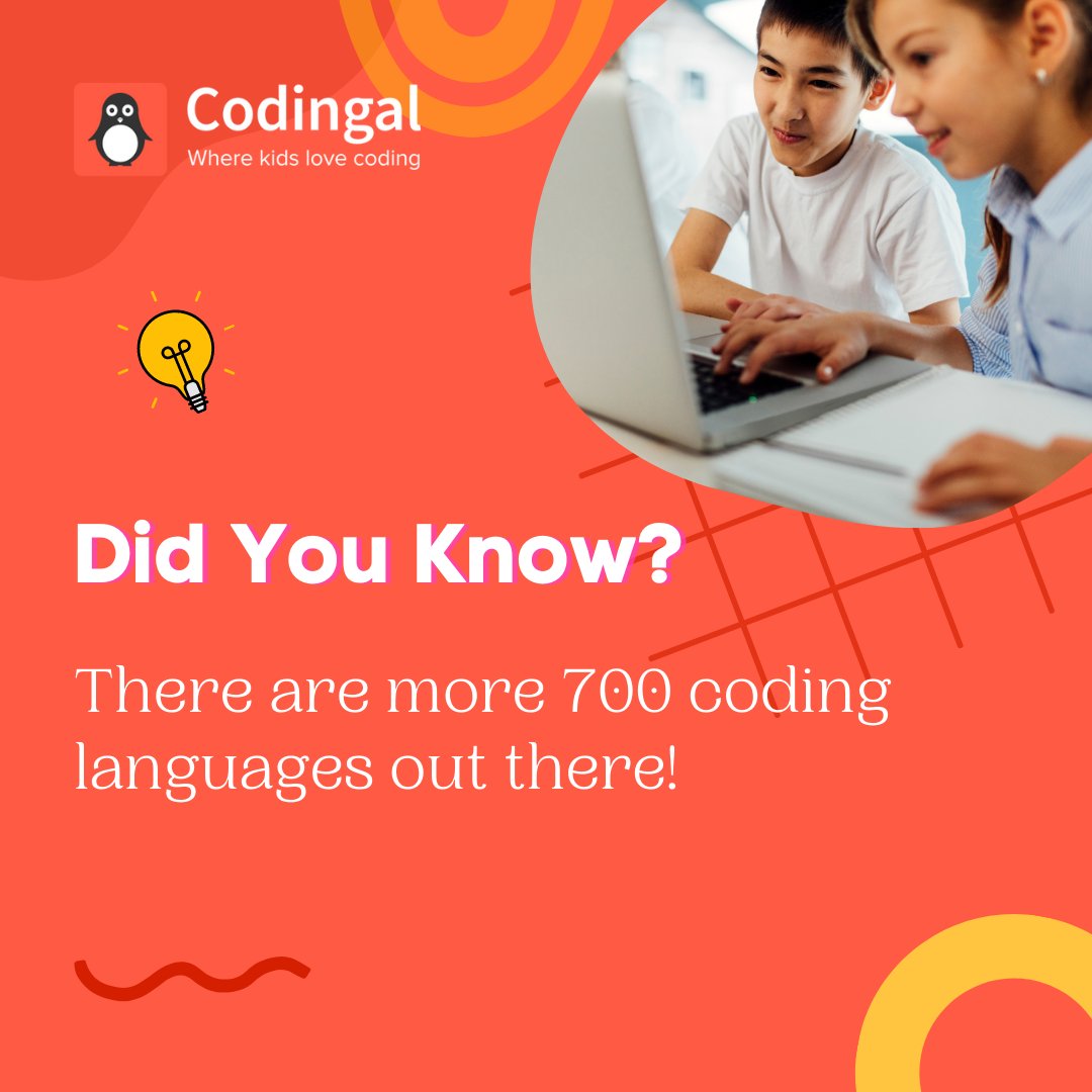 codingal's tweet image. Kids and teens can start their coding journey with Scratch, Python, Java, HTML and other coding languages.
Try a free class today! Link hubs.la/Q01vzkH00
#codingal #coding #codingtrivia #kidscancode #codingforkids #onlinecodingclass #codinglife #freeonlineclass