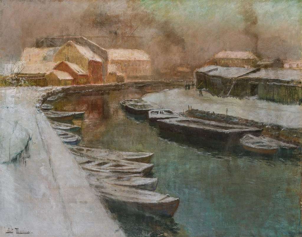 20LwAfy8dX9H8Lg's tweet photo. Frits Thaulow (Norwegian, 1847 - 1906) https://t.co/FJo0mRtu3y
