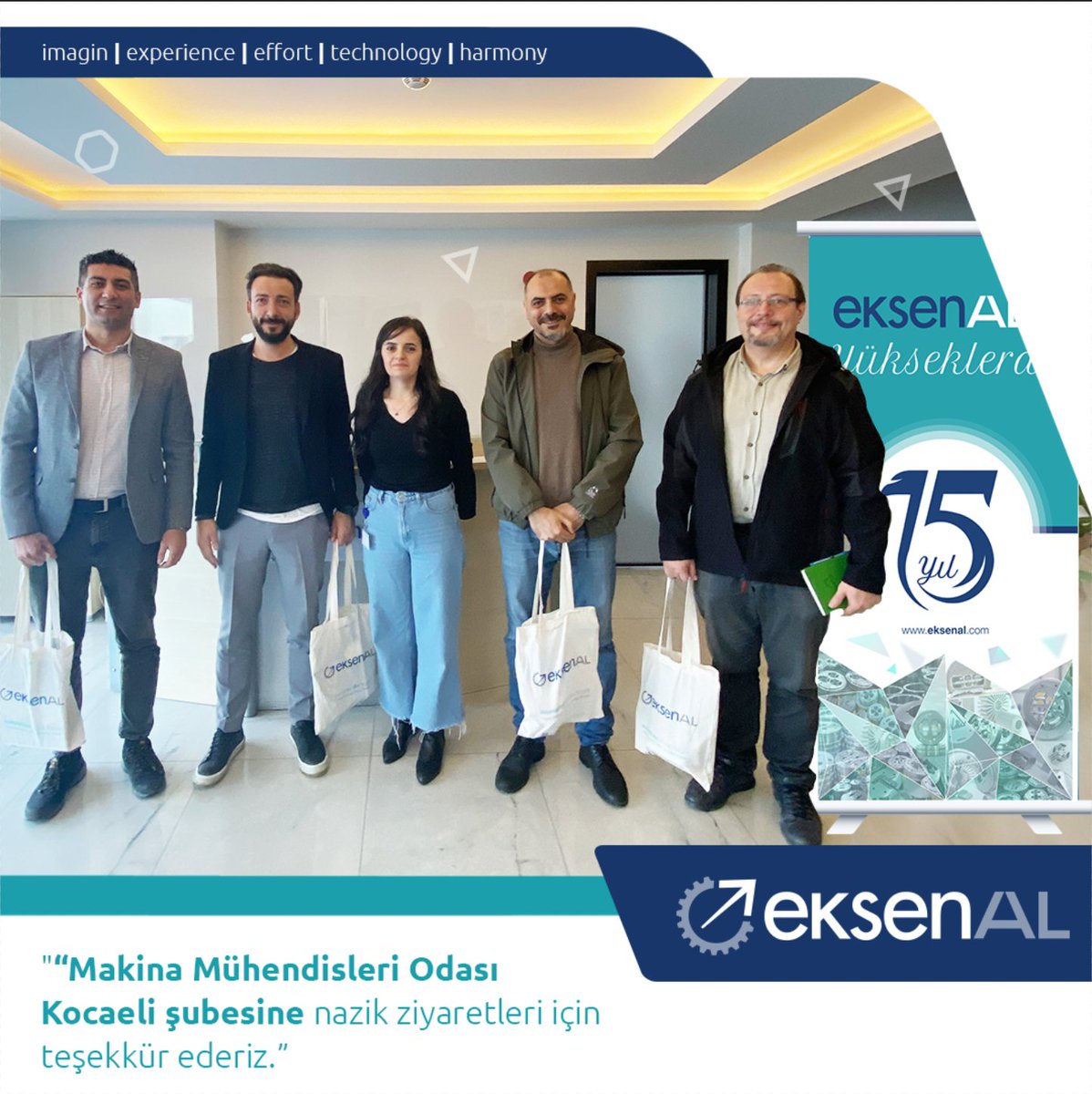 Makine Mühendisleri Odası Kocaeli şubesine nazik ziyaretleri için teşekkür ederiz.

#eksenal #aluminium #aluminiumextrusiondie