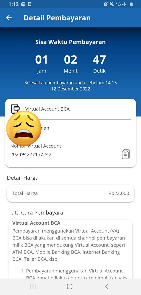 SeeRoosey's tweet photo. @keretaapikita Kak kode pembayaran saya kenapa gak bisa ya? Udah saya coba berkali², tampilannya INQUIRY gagal https://t.co/e4EqoXFGwx