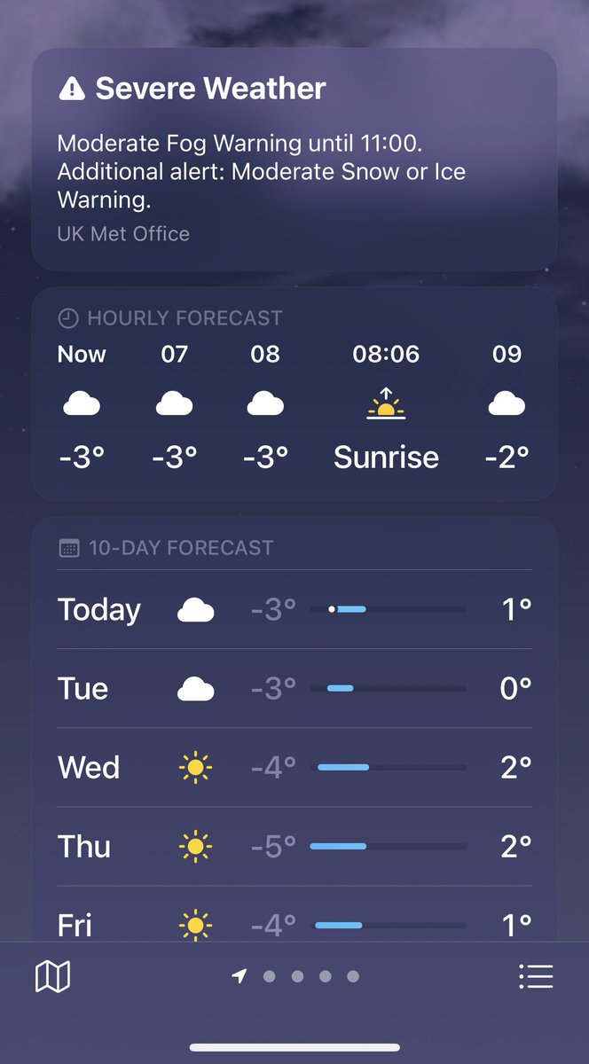 trickyred3's tweet photo. @BollocksWeather look out for the moderate snow or ice, it’s severe out there!🙄stay indoors or put a fucking coat on! https://t.co/GvRDHzUS0J