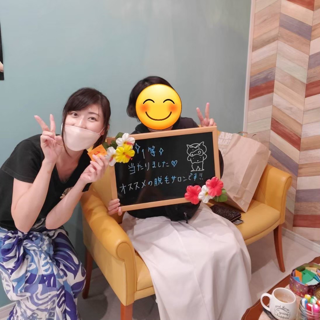 plumerista's tweet image. スピード脱毛専用サロン プルメリスタ
新松戸店です
ブログをご覧いただきありがとうございます

お客様の口コミです
『１等当たりました☆
　　　オススメの脱毛サロンです！』

ありがとうございます
... 詳しくは 2su.jp/0Pcl