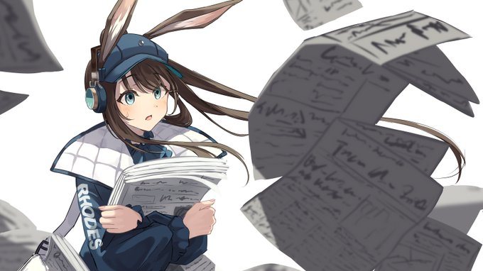 アークナイツ 明日方舟 Arknights アーミヤ 複製原画 オンラインゲーム